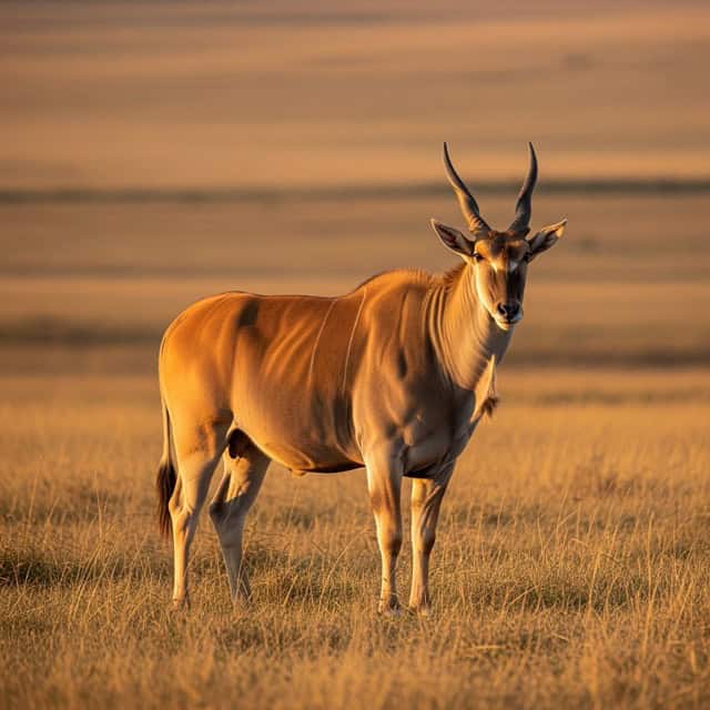 Eland bull, Africa's largest antelope